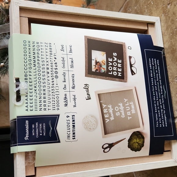 NWT in box cute letter board - Picture 3 of 7